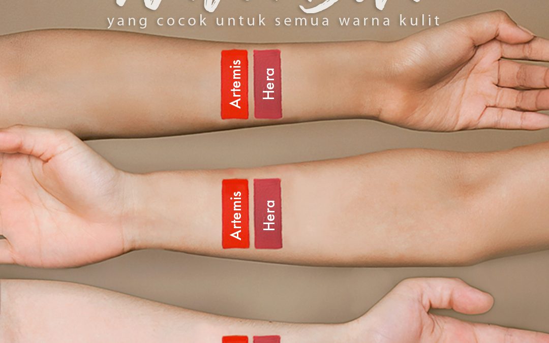 Holy Lip Creme Artemis dan Hera di 3 Skintone